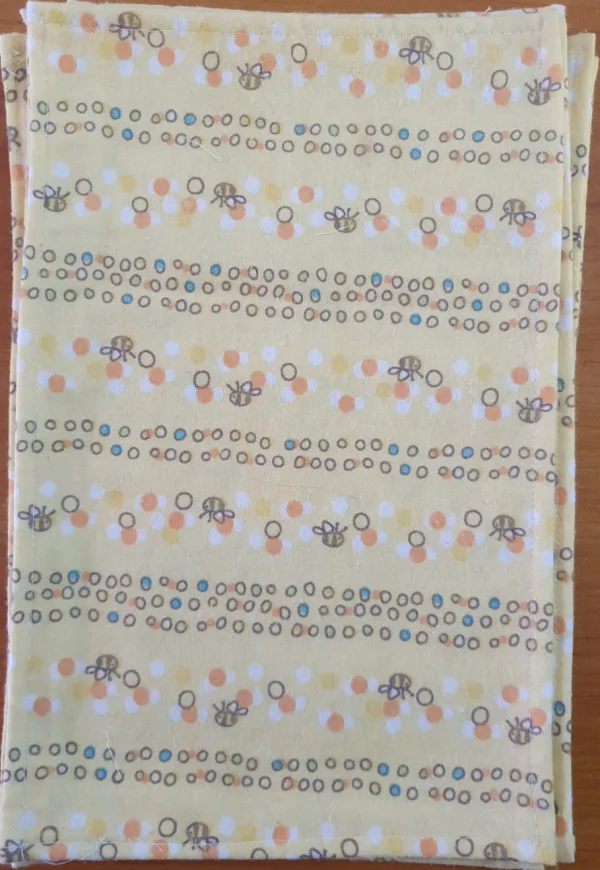 Burp Cloth - Yellow Bees