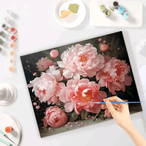 Paint by Numbers - Pink Flowers 3