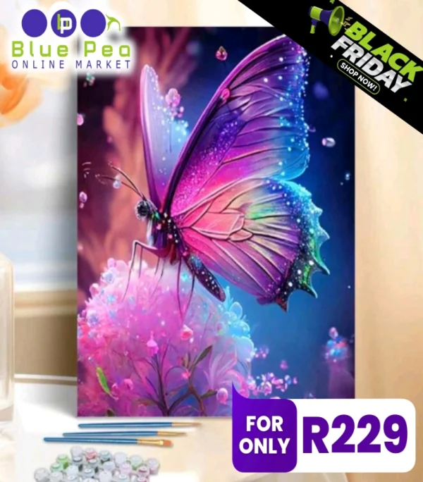 Pink Butterfly Black Friday Image