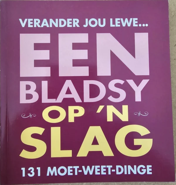 Verander Jou Lewe Een Bladsy op 'n Slag - Stephen Joubert