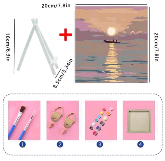 Boat on the Water at Sunet 1