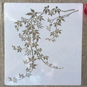 PVC Stencil: 1pc Leaf Drawing Template