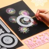 50Pc Scratch Paper with 5Pc Bamboo Sticks 4