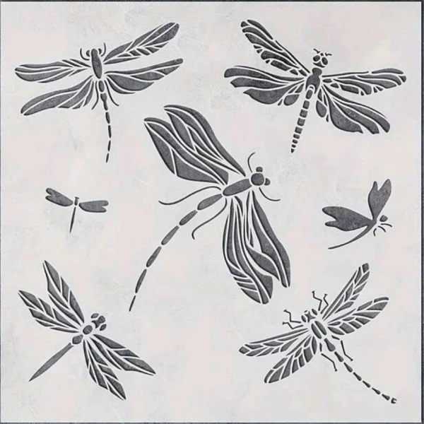 PVC Stencil: Dragonfly Stencil