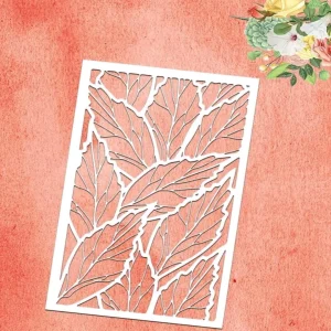 PVC Stencil: Leaf Hollow Drawing Stencil