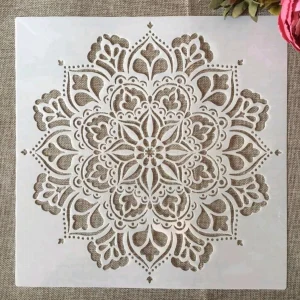 PVC Stencil: Petal Geometric Drawing Template