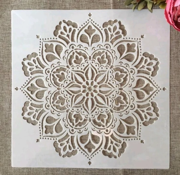 PVC Stencil: Petal Geometric Drawing Template