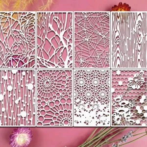 PVC Stencil: Texture Painting Stencil