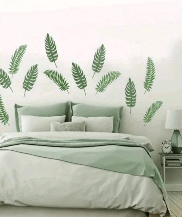 PVC Stencil: 2 Large Leaves 4