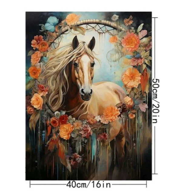 Floral Horse 1