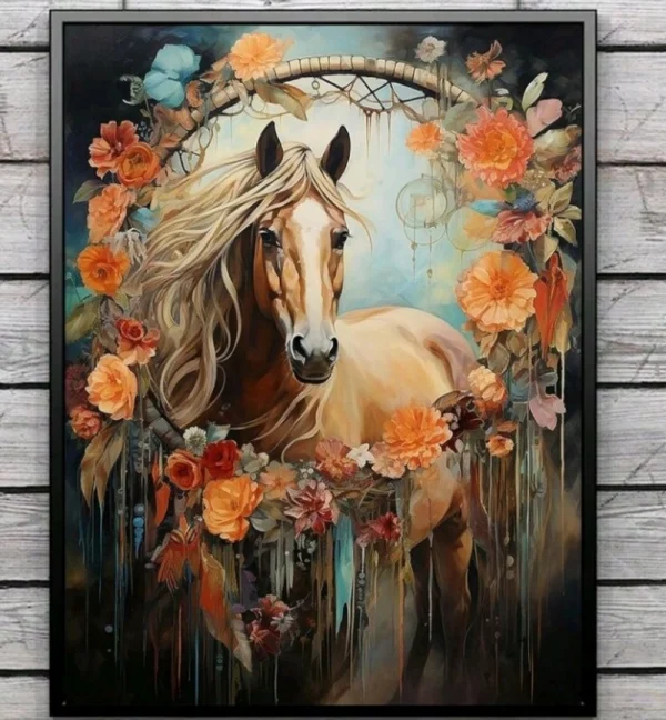 Floral Horse 2