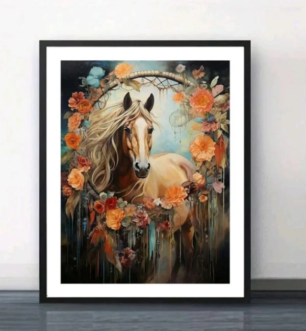 Floral Horse