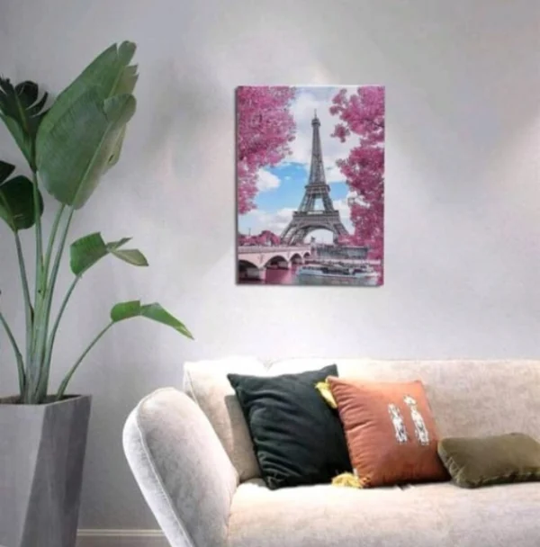 Painting Print - Blossoming Eiffel Tower - Image 2