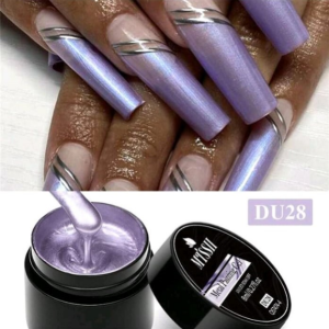 Nail Art - Lavender (DU28) Metallic Nail Gel