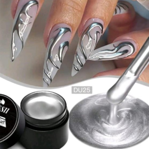 Nail Art - 4pc Set Metallic Nail Gel Polish 6