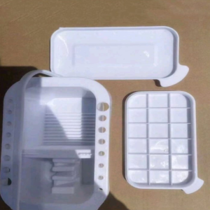 White Portable Brush Washer