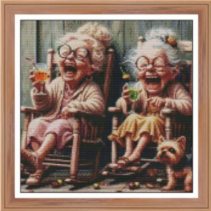 Cross-Stitching - Best Friends Forever!