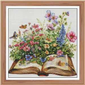 Cross-Stitching - Literary Bloom