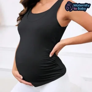 Ruched Side Maternity Top