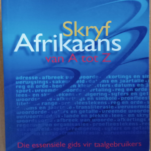 Skryf Afrikaans van A tot Z Dictionary