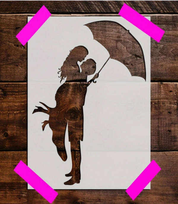 PVC Stencil - Love is in the Air!