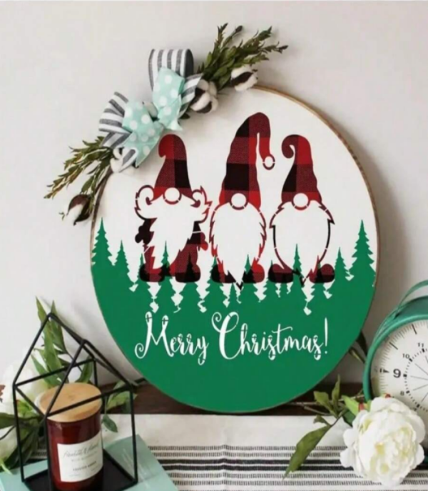 PVC Stencil - Christmas Pine Trees 4