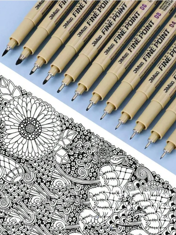 12pcs Needle Point Pen Set 1