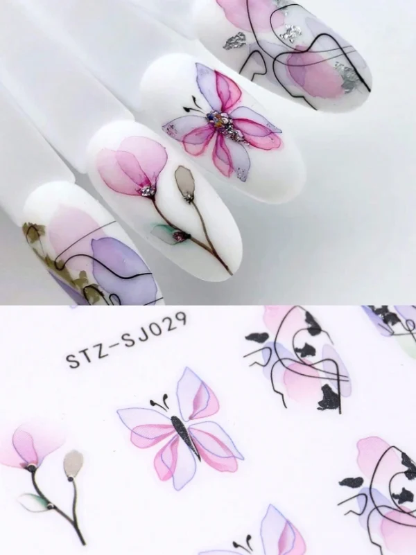 Abstract Nail Art Stickers 2
