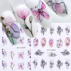 Abstract Nail Art Stickers