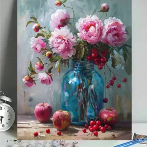 Paint by Numbers - Apples and Flowers