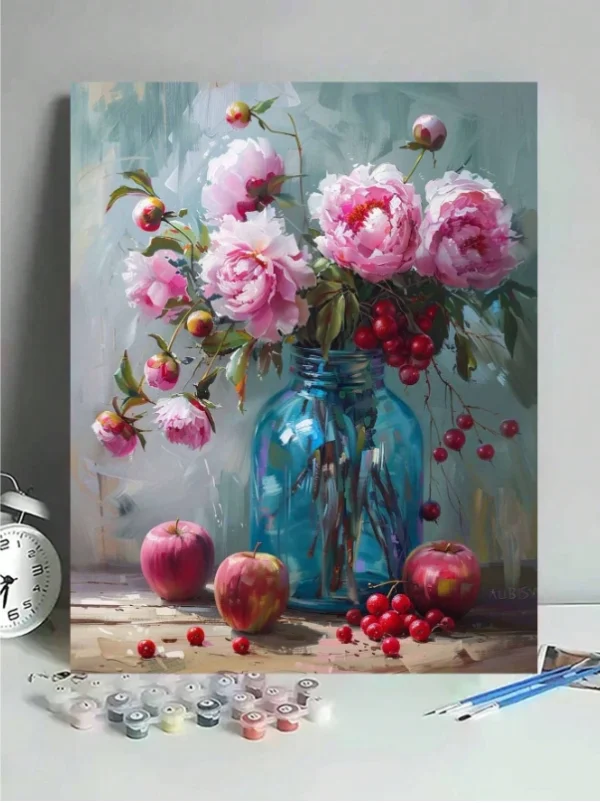 Paint by Numbers - Apples and Flowers
