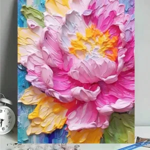Paint by Numbers - Beautiful Flower Painting
