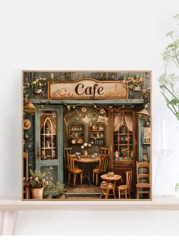 Cross-Stitching - Cosey Cafe 2