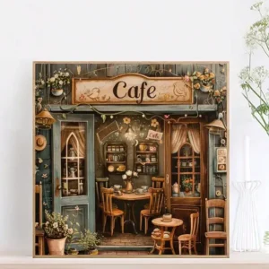 Cross-Stitching - Cosey Cafe