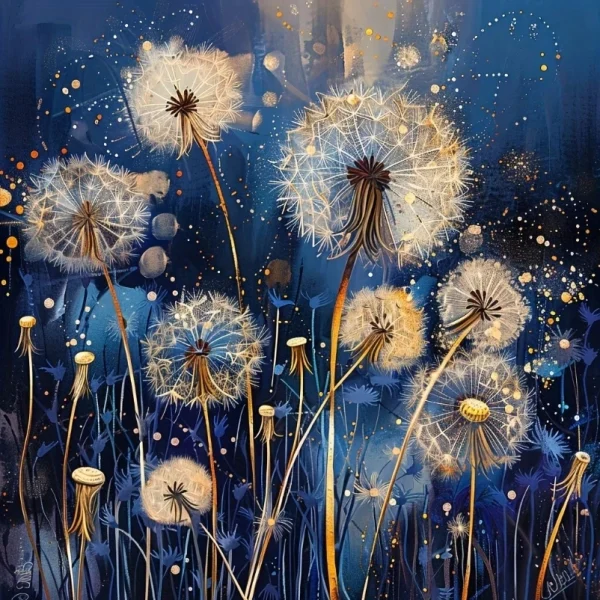 Diamond Dotting - Dandelion Magic