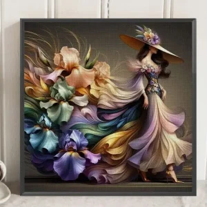 Cross-Stitching - Iris Beauty