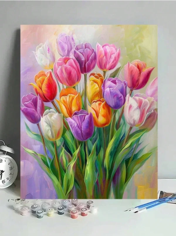 Paint by Numbers - Pretty Tulips