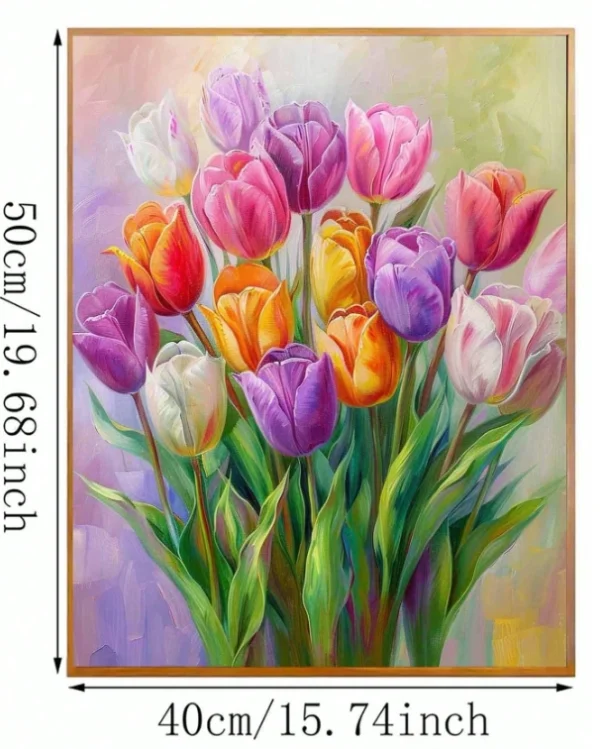 Paint by Numbers - Pretty Tulips 1