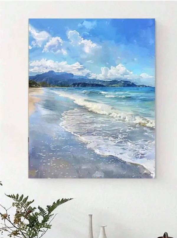 Paint by Numbers - Serene Beach View 1