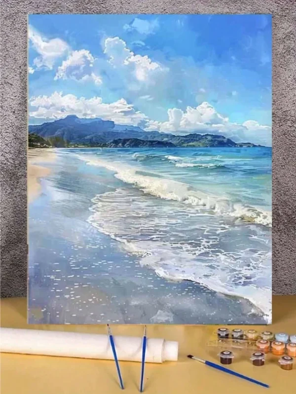 Paint by Numbers - Serene Beach View