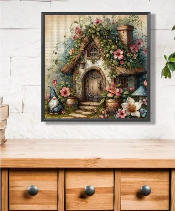Cross-Stitching - Small Fantasy House 3