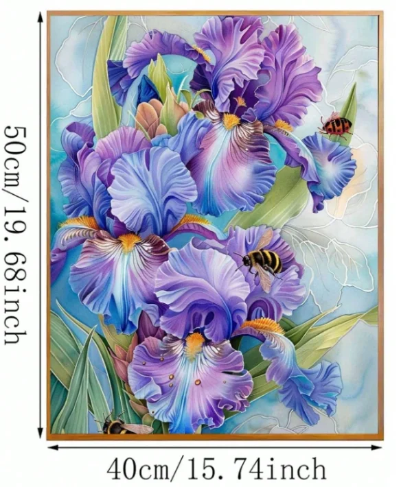 Paint by Numbers - Violet Blossoms 1