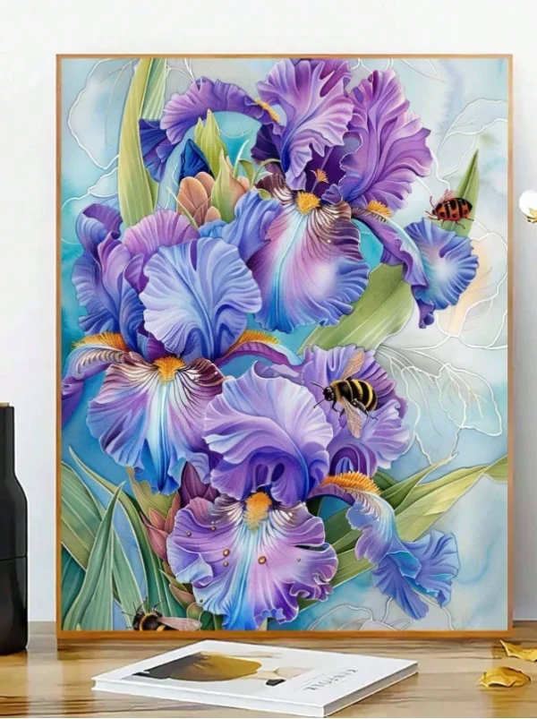Paint by Numbers - Violet Blossoms 2
