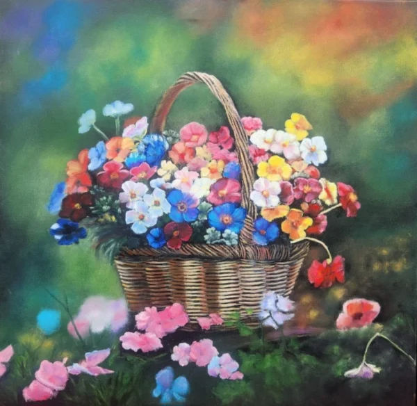 Original Oil Painting - The Last Basket