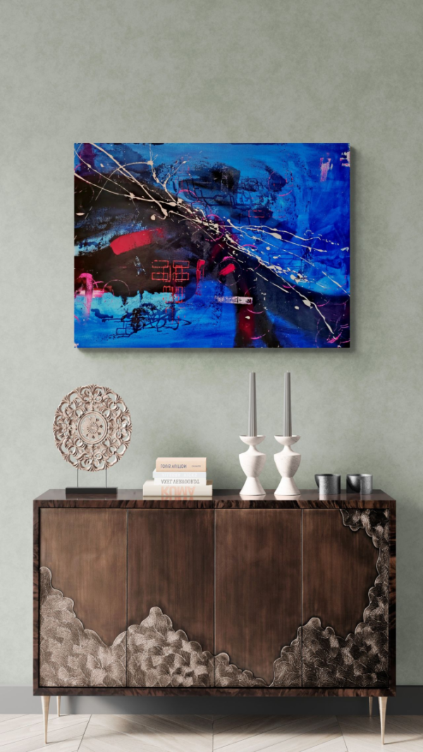 Carpe Diem No 2 Abstract Acrylic Painting 2