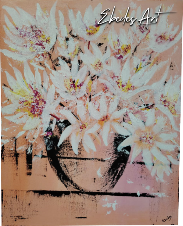 Paint Her Flowers No.10 Acrylic Painting