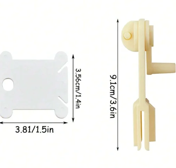 100 Pcs Plastic Bobbins Set 1