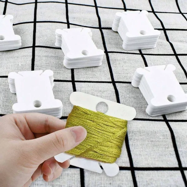 100 Pcs Plastic Floss Bobbins Set 4