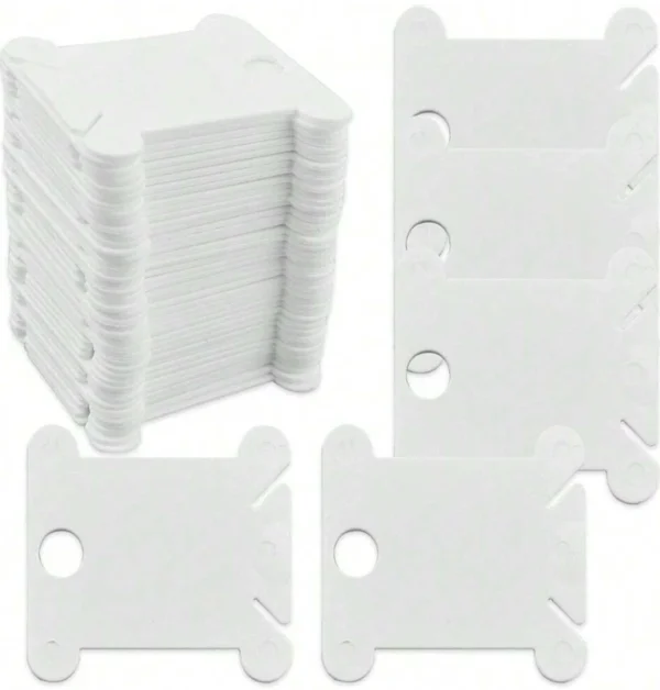 100 Pcs Plastic Floss Bobbins Set 7