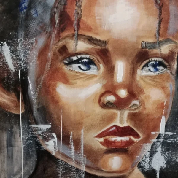 Purity in Ponder Acrylic Painting by Cindy Wykerd